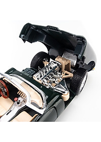 Mô Hình Xe  Jaguar E-Type Cabrio Green 1:18 Bburago - MH-12046