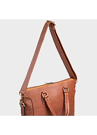 Cặp Công Sở Lata ( Thời trang nam basic đựng laptop 14,6 inch - Cặp da CA28 )