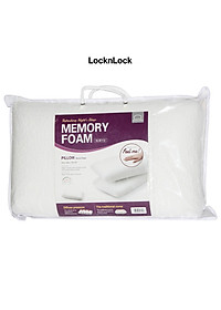 Gối Memory Foam 50D Hình Dáng Thường Lock&Lock HLW112 (50 x 30 cm) – Trắng