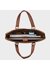 Cặp Công Sở Lata ( Thời trang nam basic đựng laptop 14,6 inch - Cặp da CA28 )