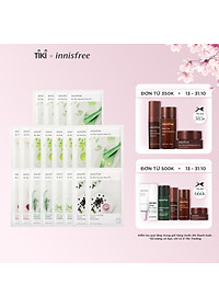 Combo 10+10 Mặt Nạ Giấy Dưỡng Ẩm Phục Hồi Da Innisfree Squeeze Energy Mask (Giao ngẫu nhiên)
