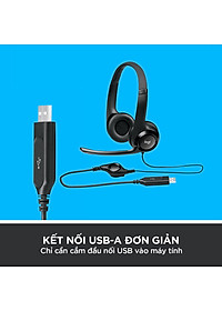 Tai nghe có dây Logitech H390 -  Hàng chính hãng
