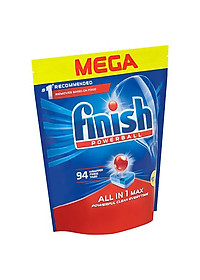 Túi 94 viên rửa chén Finish All In 1 Max Dishwasher Tablets QT09442