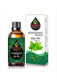 Tinh Dầu BẠC HÀ Thiên Nhiên Nguyên Chất 100ML - Tinh Dầu Xông Phòng BẠC HÀ Nguyên Chất Giúp Bảo Vệ Sức Khỏe, Kháng Khuẩn, Thư Giãn Tinh Thần và Xua Đuổi Côn Trùng