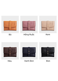 Ví da nữ mini nhỏ gọn đựng tiền đựng thẻ YUUMY YV29 nhiều màu