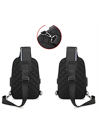 Túi đeo chéo nam tích hợp khóa chống trộm chống nước cao cấp phong cách mới