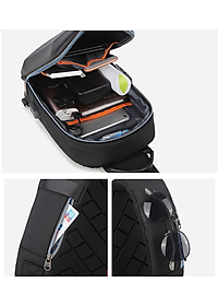 Túi đeo chéo nam tích hợp khóa chống trộm chống nước cao cấp phong cách mới