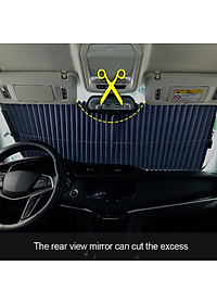 Rèm che nắng kính lái ô tô cao cấp QL-70 dùng cho xe Sedan và SUV