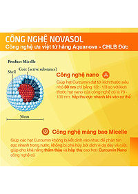 Viên Uống Tinh Chất Nghệ Giảm Đau Dạ Dày Novacurmin - Nguyên liệu nhập khẩu từ Đức (Hộp 30 viên)