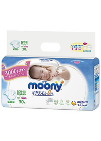 Nơi bán Tã dán cao cấp Moony 3S dành cho trẻ sơ sinh dưới 3 KG