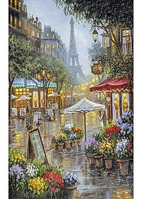 Bộ tranh xếp hình cao cấp 1000 mảnh 50x80cm – Paris Vào Xuân