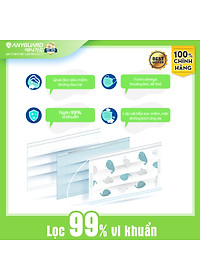 Khẩu Trang Trẻ Em Anyguard Hàn Quốc 3 Lớp Chính Hãng (Cỡ Lớn Cho Bé Dưới 13Tuổi - Hộp 50 Chiếc)-베이비 마스크 - Face Mask For Kids Under 13 yearsold-ISO 9001:2015, ISO 13485:2016, QCVN 01:2017/BTC