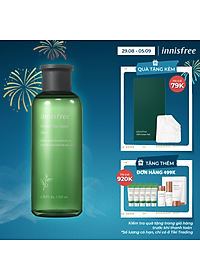 Nước cân bằng chăm sóc làm mịn da từ trà xanh và dầu hạt trà xanh tươi Innisfree Geen Tea Seed Skin 200ml – NEW