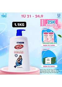 Sữa Tắm Lifebuoy Sạch Khuẩn Khỏi 99.9% Vi Khuẩn Gây Bệnh Chăm Sóc Da Với Ion Bạc+ Hỗ Trợ Đề Kháng Da Tự Nhiên Chai 1100G