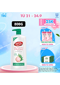 Sữa Tắm Lifebuoy Detox Và Sạch Sâu Khỏi Bụi Mịn Pm2.5 Và Vi Khuẩn Tràm Trà Muối Hồng 100% Từ Thiên Nhiên Chai 800G
