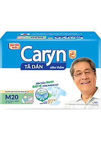 Tã Dán Siêu Thấm Caryn Gói Siêu Lớn M20 (20 Miếng)