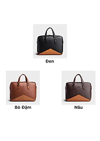 Cặp Công Sở Lata ( Thời trang nam basic đựng laptop 15 inch - Cặp da CA16 )