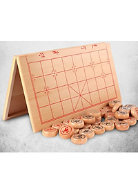 Bộ Cờ Tướng Gỗ + Bàn Cờ Tướng 40*35cm, Cờ Tướng Gỗ Có Bàn Là Hộp Đựng Chính Hãng