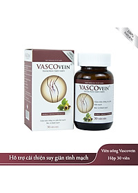 Combo 3 Thực phẩm chức năng Dân Khang Pharma Viên Uống Làm Giảm Và Phòng Ngừa Suy Giãn Tĩnh Mạch Vascovein (30 viên/hộp)