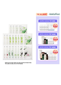 Combo 10+10 Mặt Nạ Giấy Dưỡng Ẩm Phục Hồi Da Innisfree My Real Squeeze Mask 20ml – 278002044