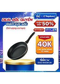 Chảo Cạn Nagakawa NAG2801 Đáy Từ 5 Lớp Chống Dính Cao Cấp (size 28cm) – Dùng Trên Mọi Loại Bếp – Hàng Chính Hãng
