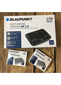 Máy Lọc Không Khí Ô Tô Cao Cấp Blaupunkt Airpure AP 2.0 Không Một Tiếng Ồn, Sử Dụng Bộ Lọc Hepa Lọc Không Khí - Khử Mùi, 3 Vị Trí Đặt Nhờ Dây Dẫn Dài 4m