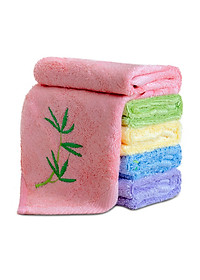 Khăn Mặt Sợi Tre 100% Niva WP1 Thấm Hút Vượt Trội An Toàn Cho Da, Trơn Kích Thước 280x480 mm