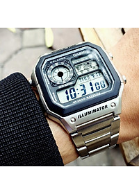 Đồng hồ nam dây kim loại Casio Standard chính hãng AE-1200WHD-1AVDF