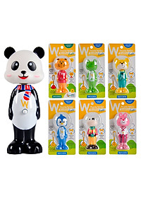 Bàn chải đánh răng cho bé từ 3 tuổi Singapore Pearlie White lông mềm, bảo vệ răng, nướu, nhỏ gọn và an toàn cho bé hình Gấu Trúc