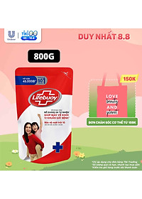 Sữa Tắm Lifebuoy 850g Bảo Vệ Vượt Trội 10 Giúp Bảo Vệ Khỏi 99.9% Vi Khuẩn Và Ngăn Ngừa Vi Khuẩn Lây Lan Trên Da Tốt Nhất
