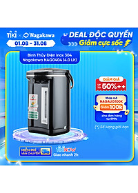 Bình Thủy Điện 3 Mức Nhiệt Nagakawa NAG0404 (4.0 Lít) - Hàng Chính Hãng