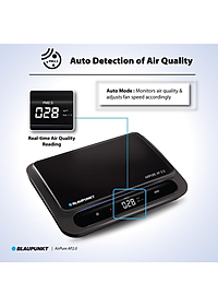 Máy Lọc Không Khí Ô Tô Cao Cấp Blaupunkt Airpure AP 2.0 Không Một Tiếng Ồn, Sử Dụng Bộ Lọc Hepa Lọc Không Khí - Khử Mùi, 3 Vị Trí Đặt Nhờ Dây Dẫn Dài 4m