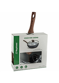 Chảo Sâu Lòng NAG2653 Đáy Từ 5 Lớp Chống Dính Vung Kính Siêu Bền Nagakawa (26cm) - Dùng Trên Mọi Loại Bếp - Hàng Chính Hãng