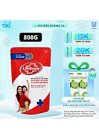 Sữa Tắm Lifebuoy 850g Bảo Vệ Vượt Trội 10 Giúp Bảo Vệ Khỏi 99.9% Vi Khuẩn Và Ngăn Ngừa Vi Khuẩn Lây Lan Trên Da Tốt Nhất