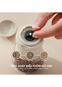 Lọ xay tiêu Elmich EL 8420W - Hàng Chính Hãng