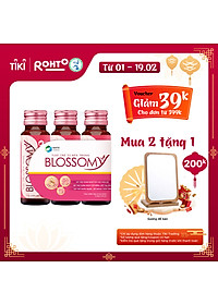 Thực Phẩm Chức Năng Bảo Vệ Sức Khỏe Giúp Da Sáng Đẹp Và Dạ Dày Khỏe Blossomy Lốc 03 chai x 50ml