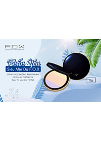 Phấn Nén Kiềm Dầu Siêu Mịn Da F.O.X Pressed Powder 12g