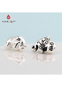 Charm bạc thái con voi treo - Ngọc Quý Gemstones