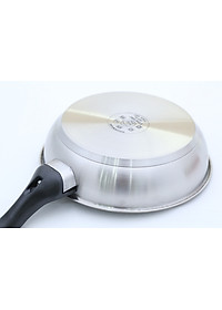 Chảo Inox Chông Dính 3 Đáy Fivestar CKD24-3DI (24cm)  - Hàng Chính Hãng