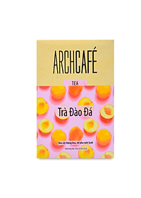 Trà Đào Đá - Trà hoà tan Archcafé (hộp 12 gói x 20g)