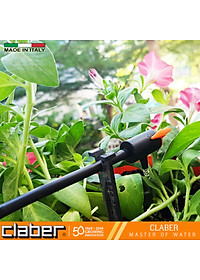 Combo Bộ Hẹn Giờ Tưới Cây Tự Động Nhỏ Giọt 15 kênh vặn Claber 8422 + bộ Kit tưới nhỏ giọt cho 10 chậu cây DRIPKIT10TC