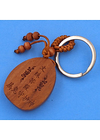 Combo 3 móc khóa gỗ Văn Thù Bồ Tát