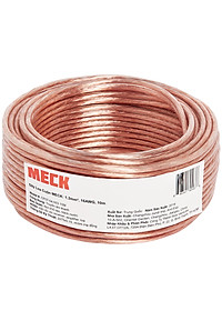 Dây Cáp Loa Âm Thanh Cuộn 1.3mm² MECK (10m): 16-Gauge AWG Speaker Wire Cable