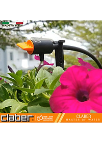 Combo Bộ Hẹn Giờ Tưới Cây Tự Động Nhỏ Giọt 15 kênh vặn Claber 8422 + bộ Kit tưới nhỏ giọt cho 10 chậu cây DRIPKIT10TC
