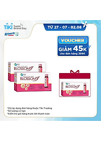Bộ hai hộp thực phẩm bảo vệ sức khỏe giúp da sáng đẹp và dạ dày khỏe Blossomy (20 chai x 50ml) + Tặng 1 hộp Blossomy (10 chai x 50ml)