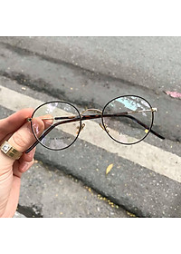 Kính Mắt tròn nhỏ Kim loại Hàn Quốc R728