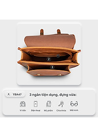 Balo nữ mini khóa kéo cổ điển YUUMY YBA47