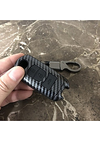 Bao da cacbon cao cấp bọc chìa khóa hãng xe  Mazda