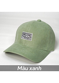 Mũ lưỡi trai thêu chữ SECOND THOUGHT nhiều màu- Nón kết nam nữ