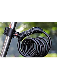 Khóa dây xe đạp 5 số dài 1,2m